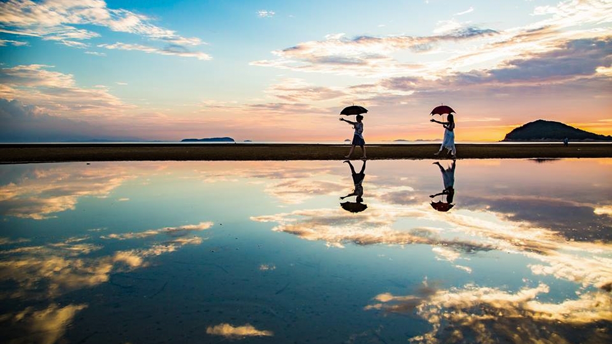 日本のウユニ塩湖 と言われる 父母ヶ浜 も 知られざる 香川県のこんな絶景 Tabi Labo