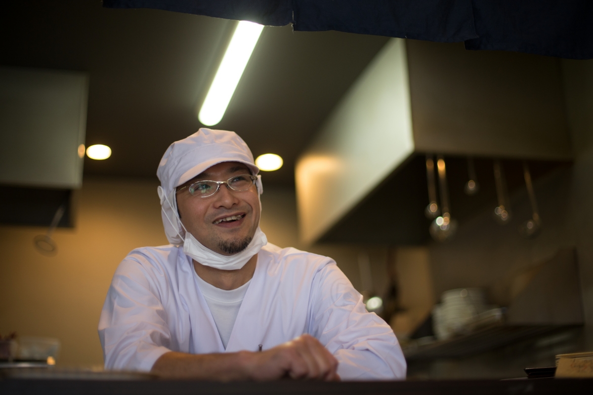 ラーメン屋じゃない。つくばにある製麺所の“試食コーナー”です