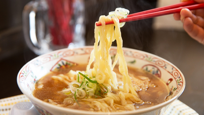 ラーメン屋じゃない。つくばにある製麺所の“試食コーナー”です