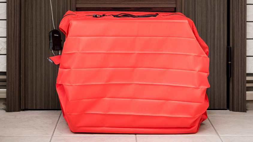 アナログ感が逆にイイ「お荷物おうけとりBAG」