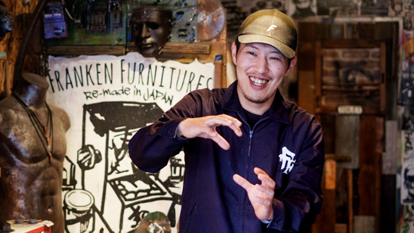 廃材クリエイター「GONZO」。きっかけは文楽の人形づくりだった