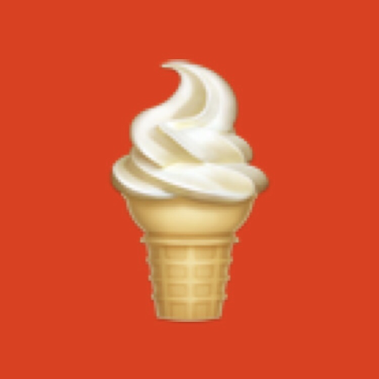 iPhoneの「絵文字のかき氷」、スプーンまで超よくできてる