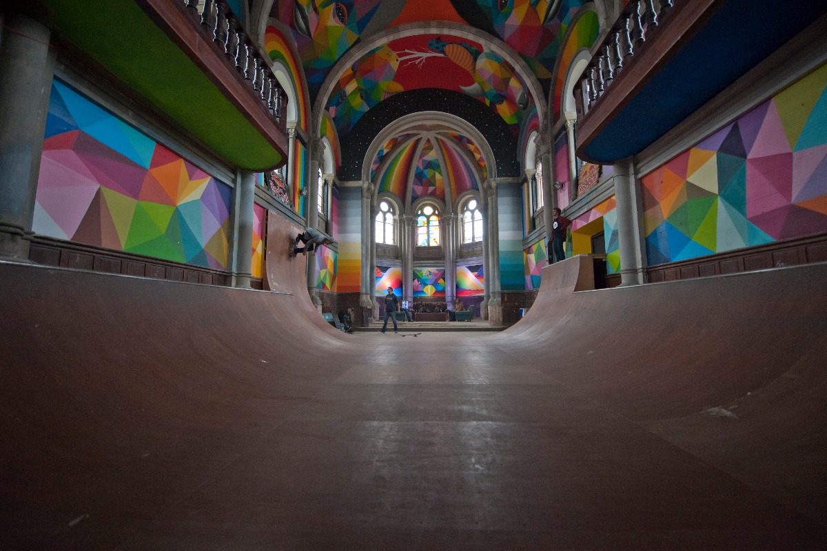 スケートパークへと姿を変えた教会「La Iglesia Skate」