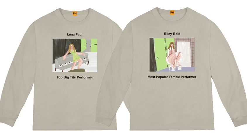 YEEZY Pornhub KANYE WEST カニエウエスト イージー - Tシャツ/カットソー(七分/長袖)