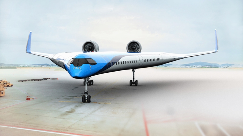 V字型の旅客機をKLMオランダ航空が発表 | TABI LABO