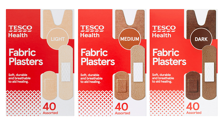 英大手スーパー Tesco が人種に合わせた3種類の 絆創膏 を発売 Tabi Labo