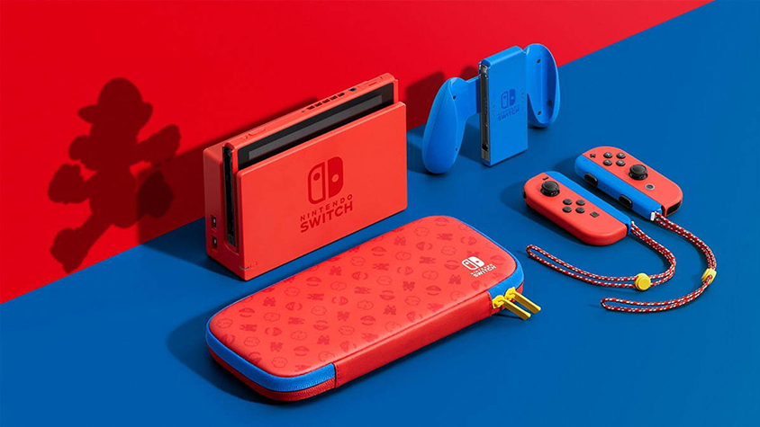 【2/12発売】「Nintendo Switch」の新色「マリオレッド×ブルー」