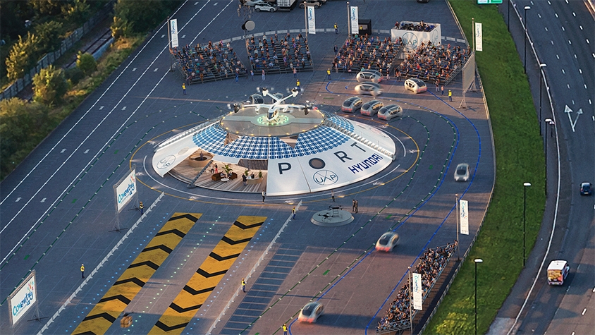 イギリスに建設される「空飛ぶ車専用港」が未来的！