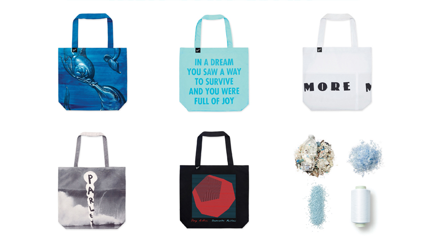 2024’ NY MoMA storeにて購入！ウォータージャグ&ポーチ&トート MoMA Design Store」が海洋プラスチックを原料とした「トートバッグ
