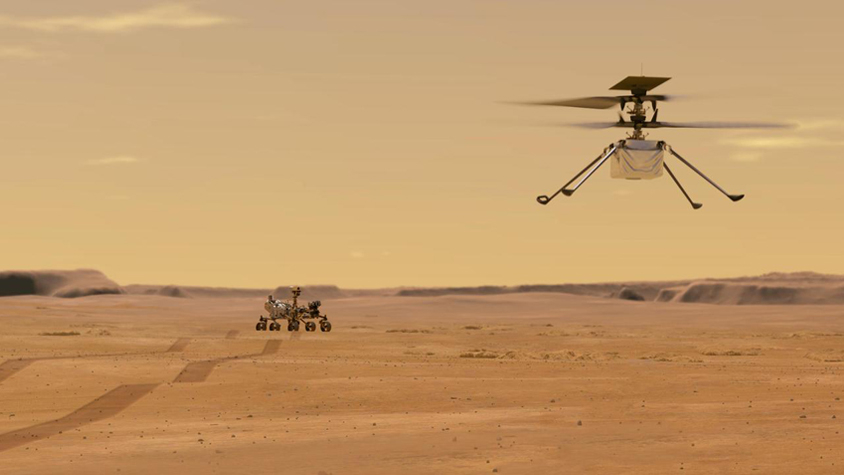 「NASA」が火星の空にヘリコプターを飛ばす！