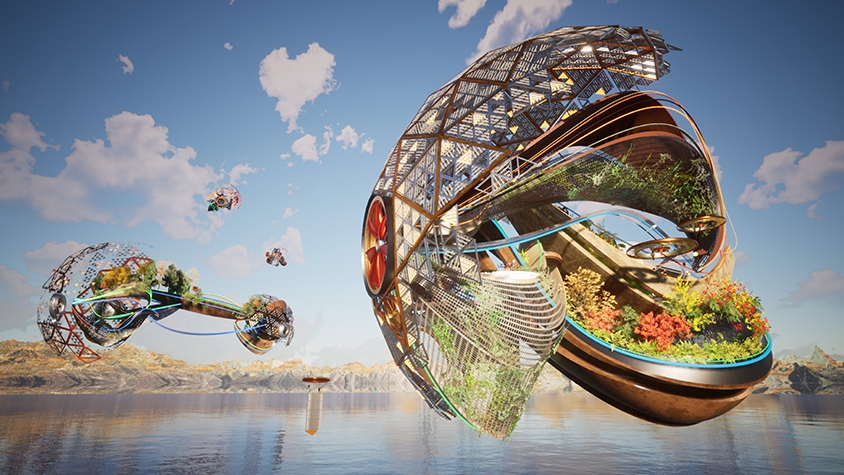 この「空中浮遊する都市」は住んでみたい！ | TABI LABO