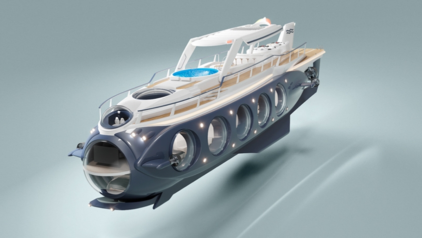 「ブリキの潜水艦　ヨネザワ　NAUTILUS」 世界の大富豪が注目する、潜水もおまかせなスーパーヨット