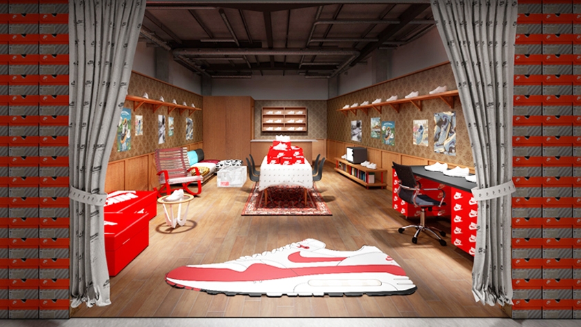 初代AIR MAX」の誕生日を祝うド派手なポップアップストアがオープン