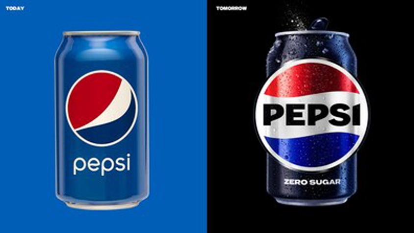 ペプシが誕生125周年を記念して新デザインのロゴを発表