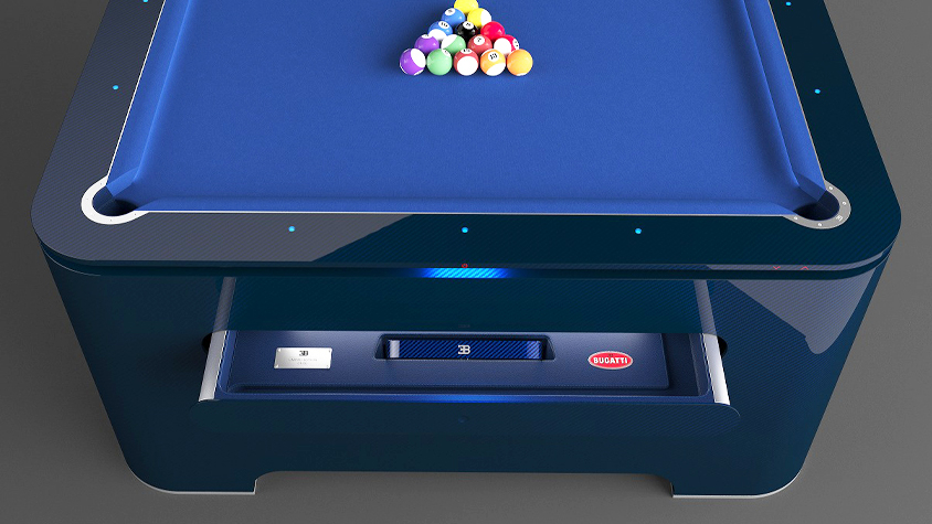 ブガッティ」のハイエンドビリヤード台「Bugatti Pool Table」、1億円