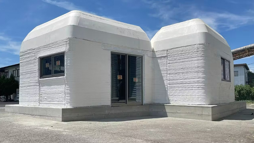日本初】ふたり暮らし向け3Dプリンター住宅「serendix50」を44時間30分
