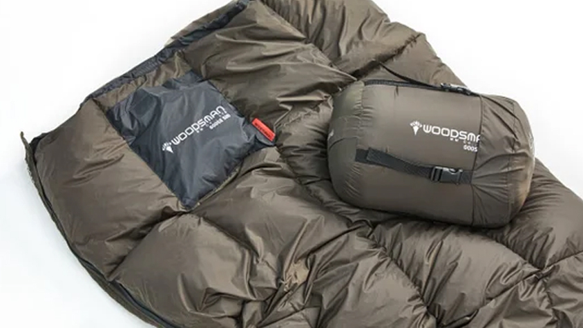 インナーシュラフ付きでフワッフワな「ライナーグースダウン寝袋