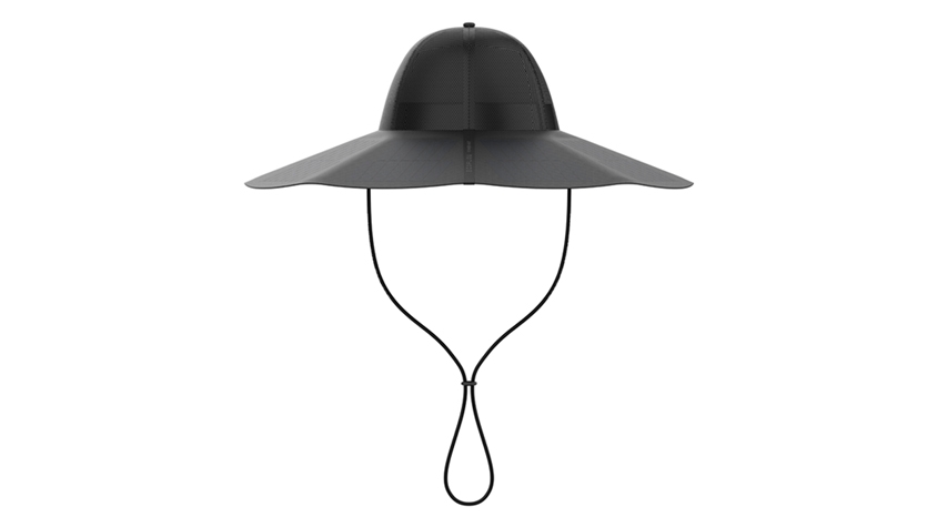 日よけと充電を同時にかなえる「ソーラーパネル内蔵」ハット【EcoFlow