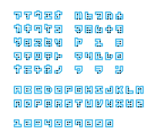 世界初 日本語で読める点字 Braille Neue Tabi Labo
