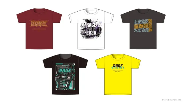 RAGE ASIA 2020 オフィシャルグッズ BEAMS Tシャツ