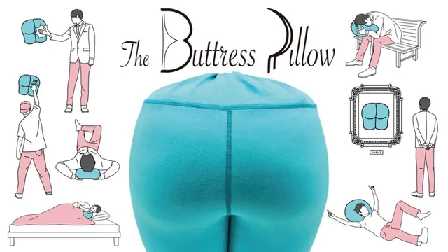 日本の「おしり好きたち」が 本気になった結果生まれた枕「Buttress Pillow（バットレスピロー）」