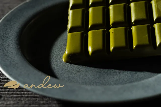 世界初の完全食チョコレート「andew」の抹茶味イメージ