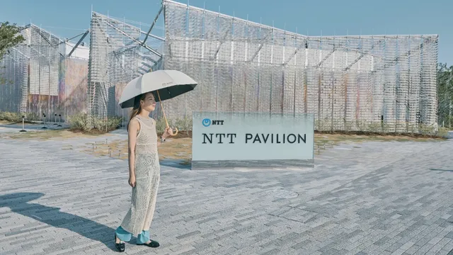 完売　万博　住友館　日傘　新品　タグ付　パビリオン 完売 万博 住友館 日傘 新品 タグ付 パビリオン - メルカリ